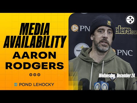 Aaron Rodgers Media Availability (Dec. 24) | Pittsburgh Steelers