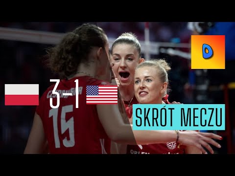 Siatkówka Kobiet Polska USA 3-1 Kwalifikacje Olimpijskie Skrót Meczu 23/09/2023 PL Komentarz
