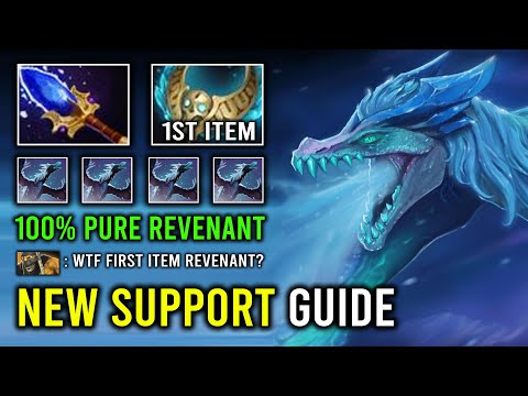 WTF 1st Item Revenant Brooch Support Winter Wyvern 100% Pure Magic CURSE Attack Dota 2