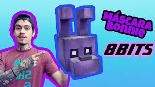 MÁSCARA de BONNIE🐰| FIVE NIGHTS AT FREDDY'S MASK | Como hacer una máscara de Fnaf cartón