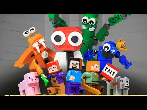 LEGO Rainbow Friends in Minecraft 2!?!? - Animation vs. Minecraft