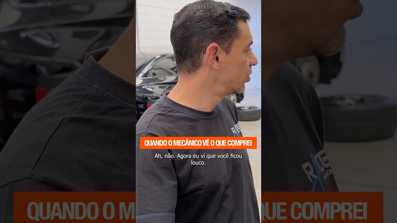 Reação do Fernando Kfouri quando a Touareg V6 do TK chegou na oficina.