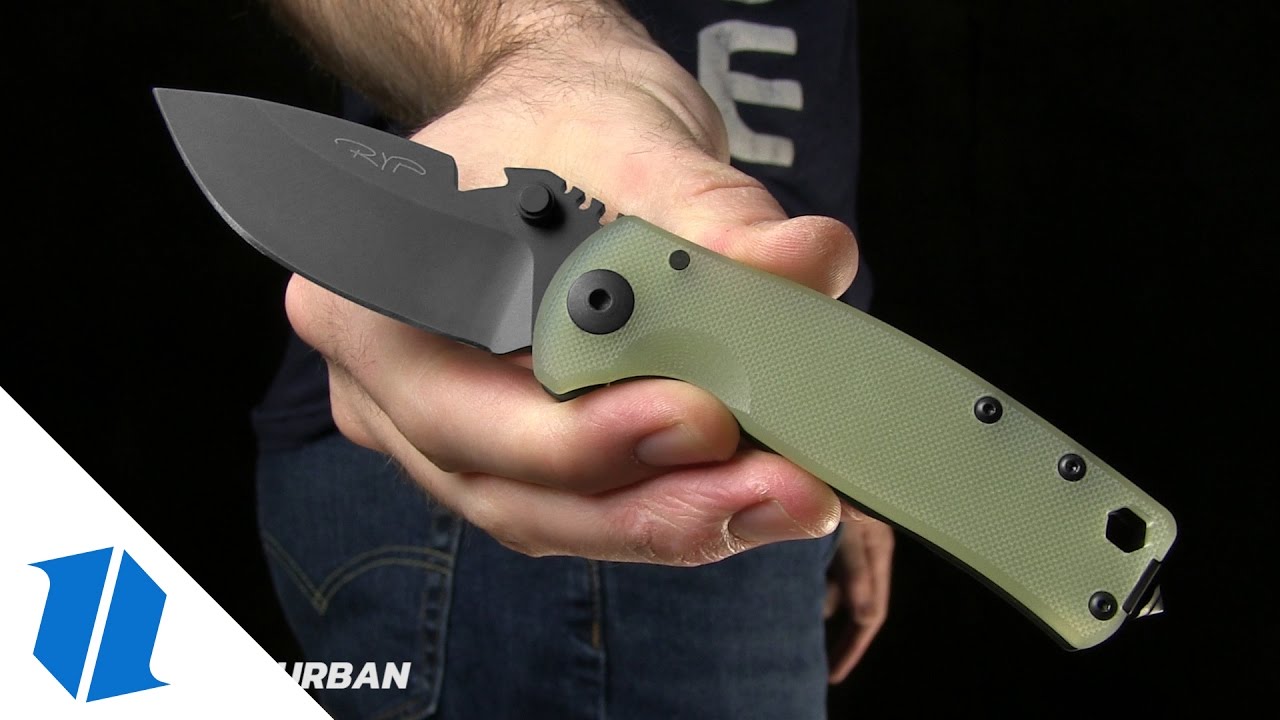 DPx Gear HEST/F Urban Frame Lock Knife Jade Green G-10 (2.9" Stonewash)