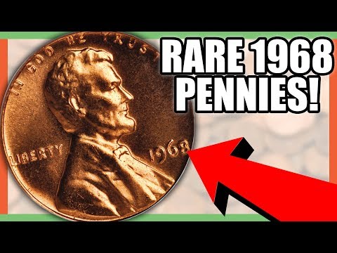 1968 LINCOLN CENT PENNY WORTH MONEY - RARE ERROR PENNIES WORTH MONEY!!!