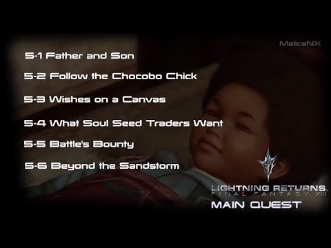 Lightning Returns FFXIII : Wildland 5-1,5-2,5-3,5-4,5-5,5-6 - Main Quests