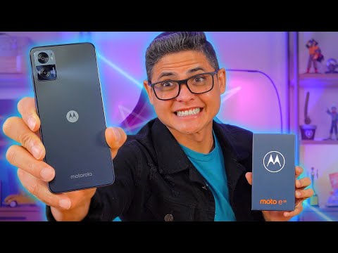 CHEGOU! Motorola MOTO E22, será que esse smartphone BASICÃO é bom para VOCÊ? Unboxing e Impressões