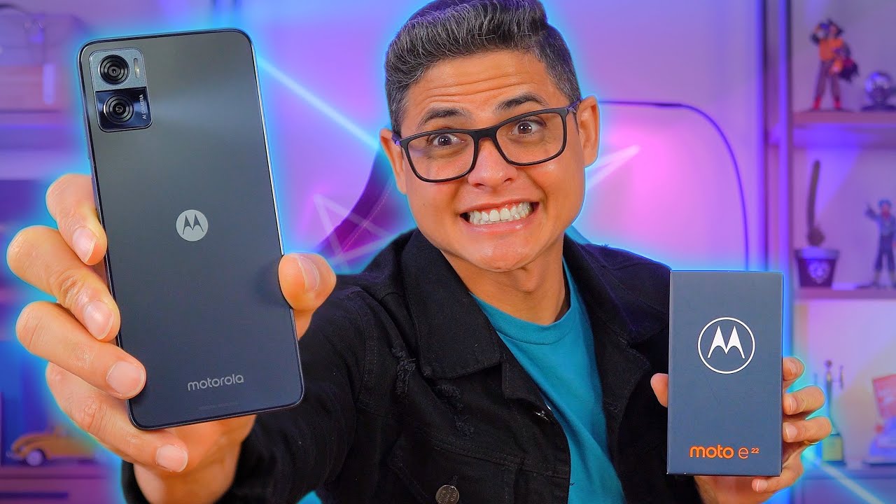 Miniatura da avaliação em vídeo de Smartphone Motorola Moto E22 128 GB Preto 4 GB RAM