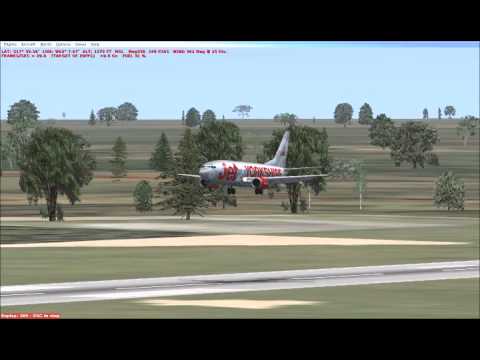 737-300 Arrival to Viru Viru International 110812 BEST VIEWED IN 720X!!!