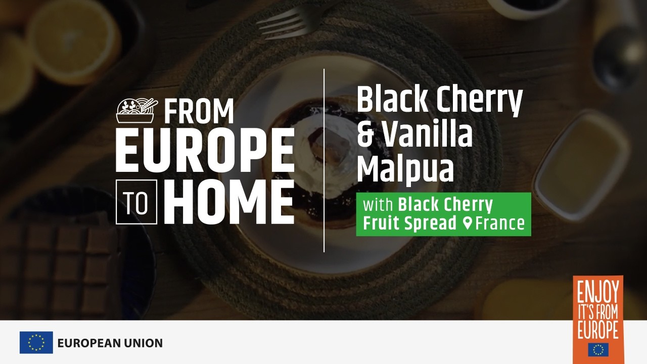 Black Cherry & Vanilla Malpua | From Europe to Home