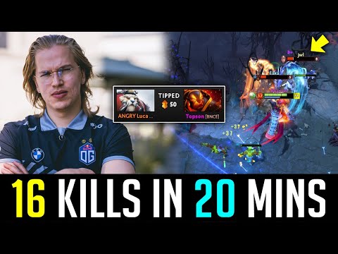 This is how TOPSON get 16 KILLS in just 20 minutes - EMBER SPIRIT GOD DOTA 2
