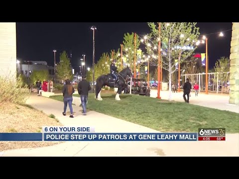 Omaha Police step up patrols at Gene Leahy Mall in response to youth violence