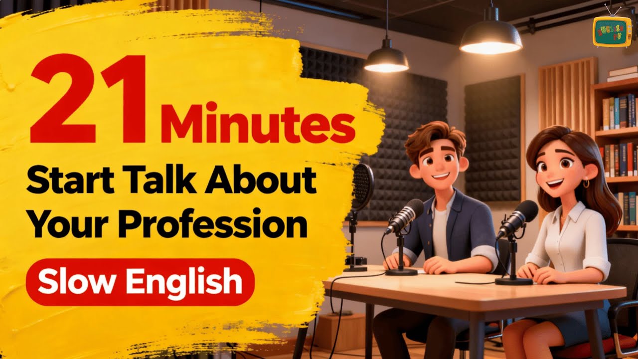 Talk About Your Profession | Slow English Listening Practice | Shadowing for Beginners