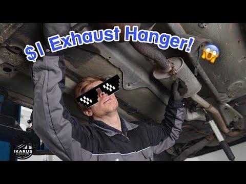 Cheap and Easy Exhaust Hangers