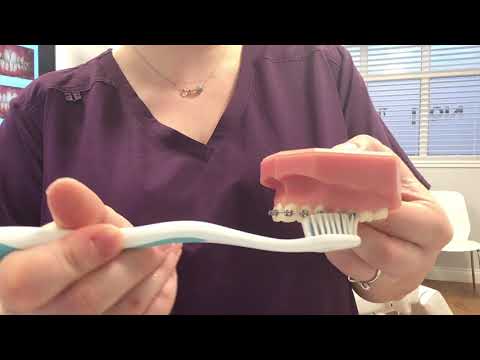 How to brush with braces?