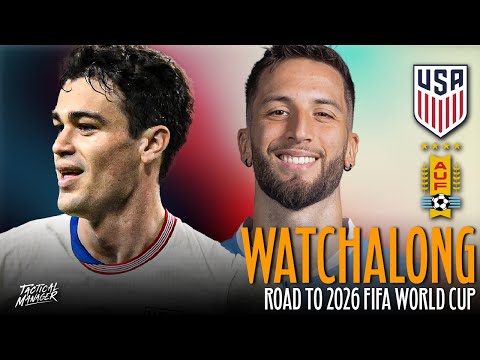 USA vs Uruguay Live Watchalong | USMNT 2026 World Cup Preparation