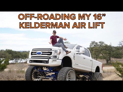 What Happens When A 16” Kelderman Air Lift F-250 Goes Off-roading?