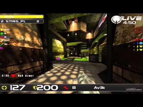 Av3k vs sting - DreamHack Winter 2013 Group C Round 6 (Quake Live VOD)