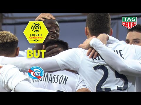 But Ludovic AJORQUE (17') / Toulouse FC - RC Strasbourg Alsace (1-2)  (TFC-RCSA)/ 2018-19