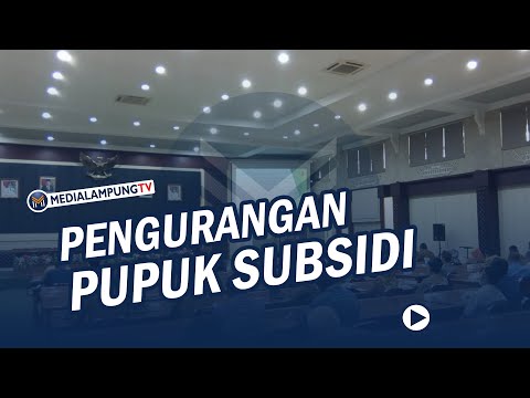 Soal Pengurangan Pupuk Subsidi, Pemprov Lampung Tunggu SK Ke