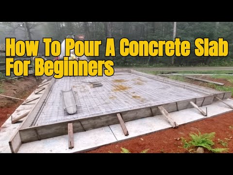 DIY Concrete Slab Made EASY - Beginner Friendly Guide 2025