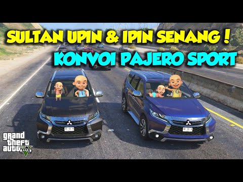 SULTAN UPIN IPIN KONVOI DIJALAN PAJERO UGAL UGALAN KENCANG - GTA V MOD UPIN IPIN EPISODE SPESIAL
