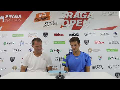 Conferência de Imprensa de Vit Kopriva & Jaroslav Pospisil (campeões de pares) — Braga Open 2022