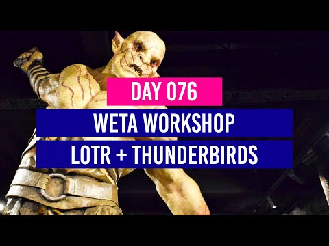 DAY 76 🧙‍♂️ Weta Workshop Tour - Lord Of The Rings Tour Wellington - New Zealand Travel
