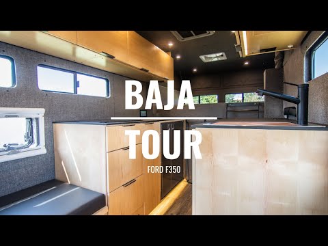 Custom Truck Camper (FULL TOUR) | Rossmönster Overland | Ford F350 8ft bed | The Baja | 195