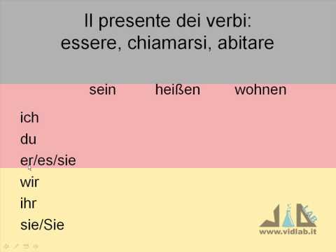 videocorso tedesco di base - lez 1 - parte 1