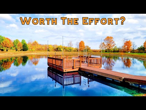 DIY Floating Dock (with plastic barrels) - Three Year Review