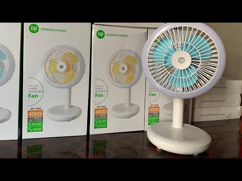DP 7632 ring light fan. Duration power professional mini fan with ring light