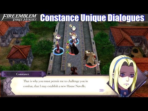 FE3H Constance vs Edelgard Unique Dialogues - Fire Emblem Three Houses