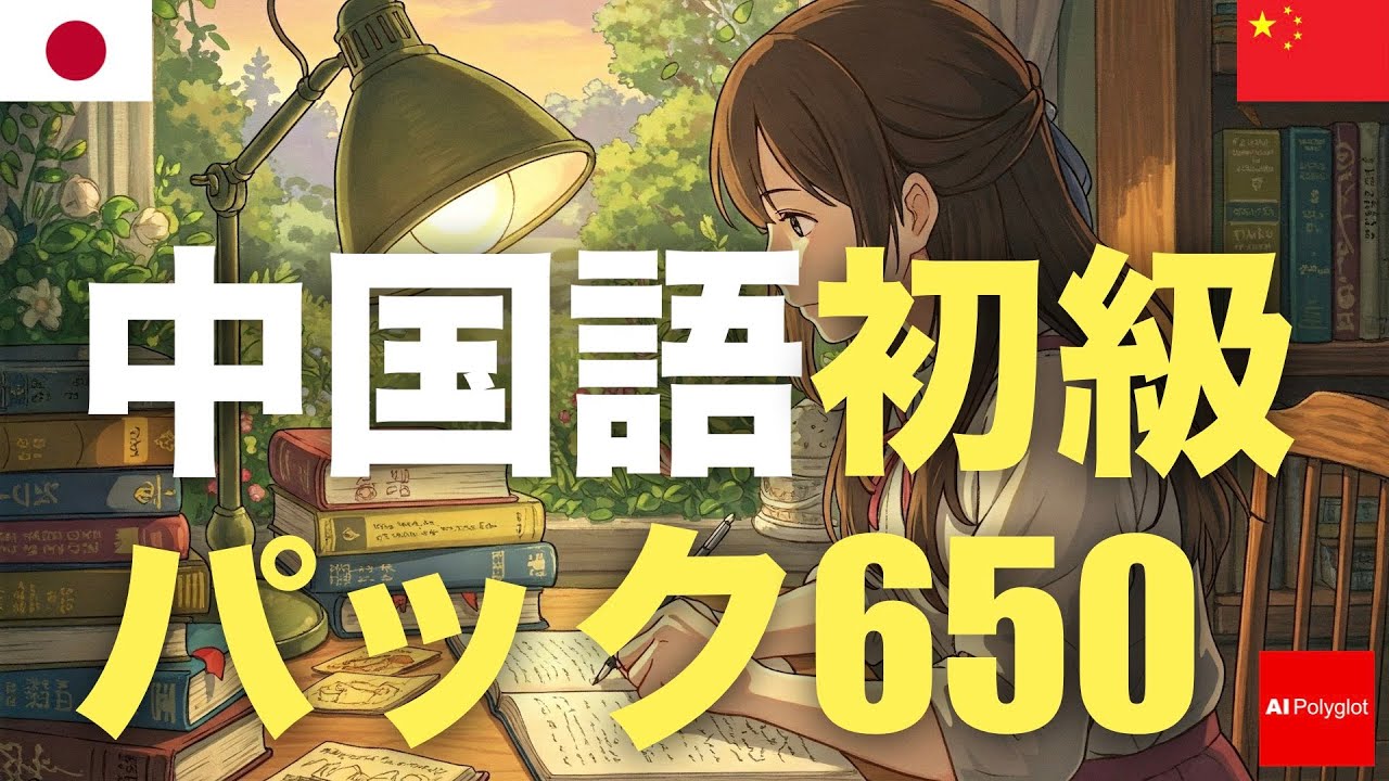 中国語初級パック650 | 聞き流し | ピンイン付き | 第二外国語 | 音声学習 | リスニング練習
