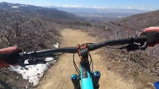 Commentary (while riding) on Jacob's ladder DH trail Alpine Utah