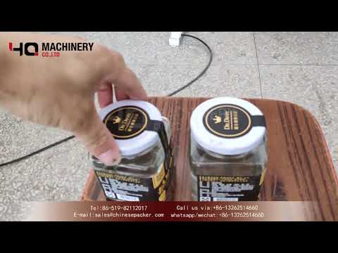 honey jar labeler one label for three side|bottle labeling machine price