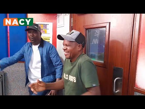 Mansaimo imitates Wakirumba's studio entry dance style| Gathemba| Kameme Fm