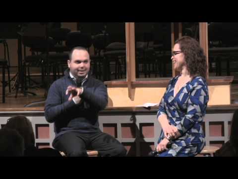 Zach Galatis and Christa Wessel Concert Conversation, 23 Jan 2016