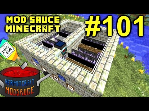 Minecraft Mods - Mod Sauce Ep. 101 - Botania Hi-Tech !!! ( HermitCraft Modded Minecraft )