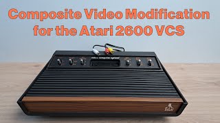 Composite Video modification for my Atari 2600