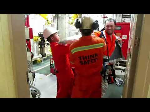 FIRE DRILL On board ship