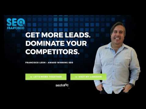 Toronto SEO Expert, Specialist & Consultant - Local SEO Francisco Leon