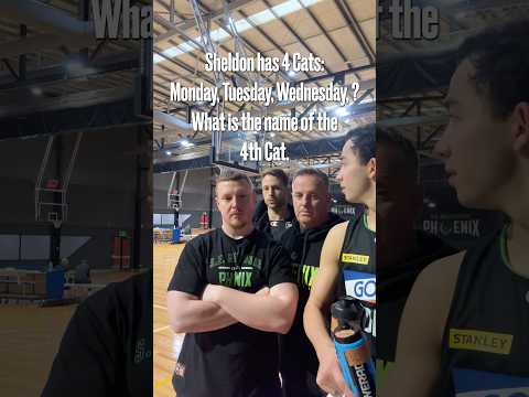 Just testing our players’ minds 🧠 #semphoenix #riddles #basketball #nbl