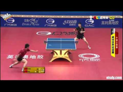 2014 China Open MS Semi Final - FAN Zhendong vs MA Long (5 set)