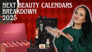 NEXT BEAUTY ADVENT CALENDARS 2025 BREAKDOWN