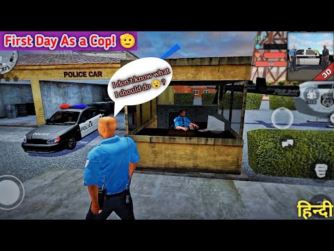 What will happen on the first day👮‍♂️? · Police cop Simulator Gang War 3D | Gameplay in Hindi