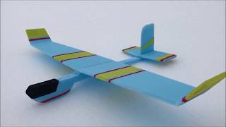 How to make a simple glider plane with foam plates - Amazing Toy