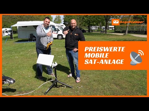 Retrofit an inexpensive mobile satellite system on your caravan/motorhome, including alignment vi...