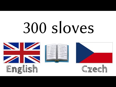 300 sloves + Čtení a poslech - Angličtina + Čeština - (rodilý mluvčí)