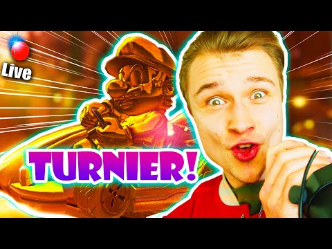 🔴 Wir fahren gemeinsam ein Mario Kart 8 Turnier! (Rap Freestyle für Gewinner)