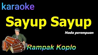 Download lagu SAYUP SAYUP KU MENDENGAR ( BERPISAH DI UJUNG JALAN )-  KARAOKE NADA WANITA mp3